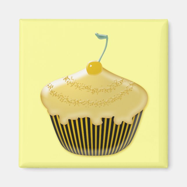 Zitronenkuchen Magnet (Vorne)