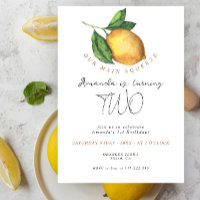 Zitronenlemon Lemonade 2. Geburtstag