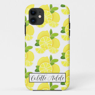 Zitronenlemonen-Zitronenscheiben tropische gelbe F Case-Mate iPhone Hülle