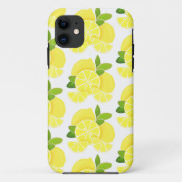 Zitronenlemonen-Zitronenscheiben tropische gelbe F Case-Mate iPhone Hülle