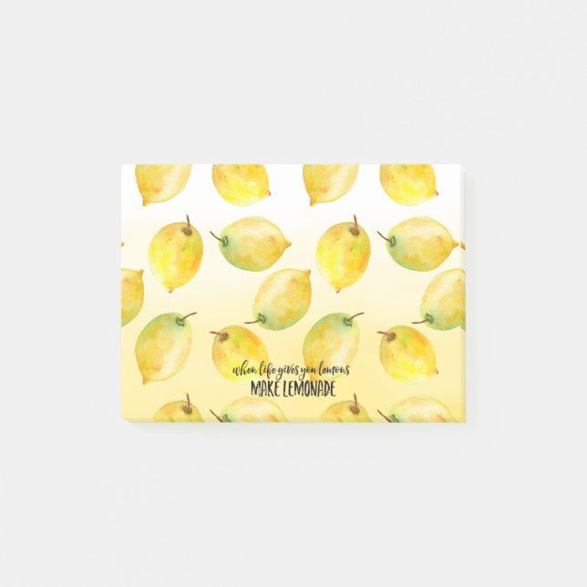 Zitronenmagazin Post-it Klebezettel (Vorderseite)