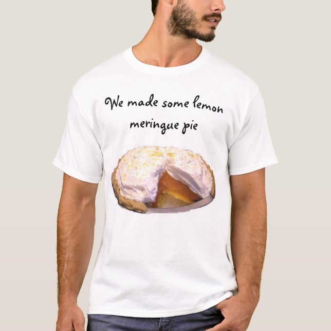 Zitronenmeringetorte T-Shirt (Vorderseite)