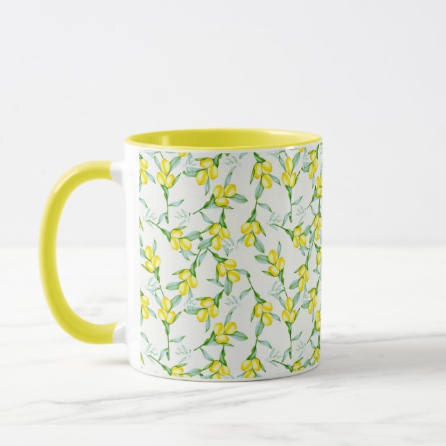 Zitronenmuster Tasse (Links)
