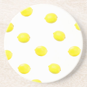 Zitronenmuster Version 2 Getränkeuntersetzer