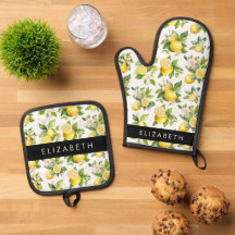 Zitronenmuster, Zitronenmuster, Blume, Blätter, Ih