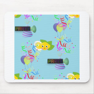 Zitronenparty Mousepad