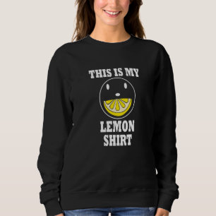 Zitronensaft Ironische Aussage Limonade Früchte Sweatshirt