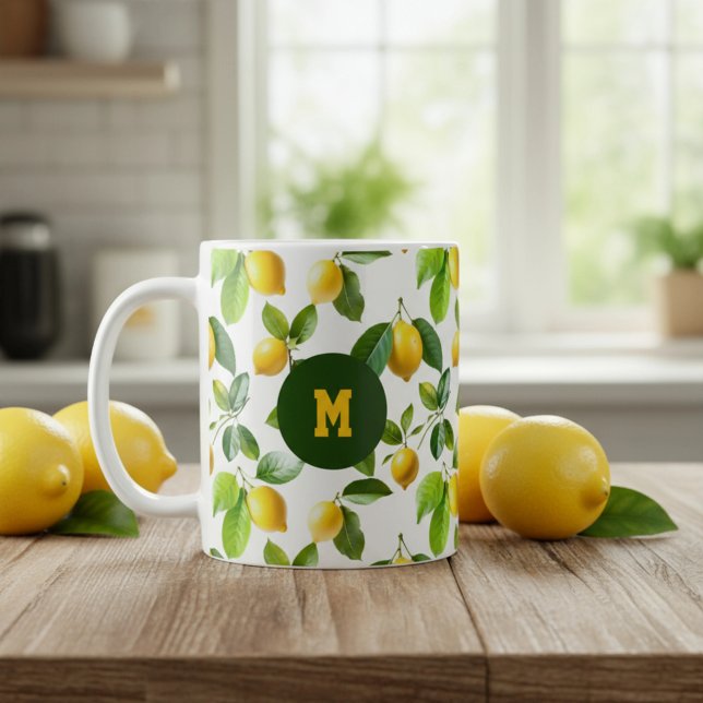 Zitronenschalenmuster Kaffeetasse (Von Creator hochgeladen)