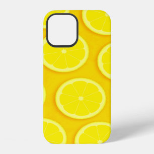 Zitronenscheibe hellgelbe Grafik iPhone Hülle