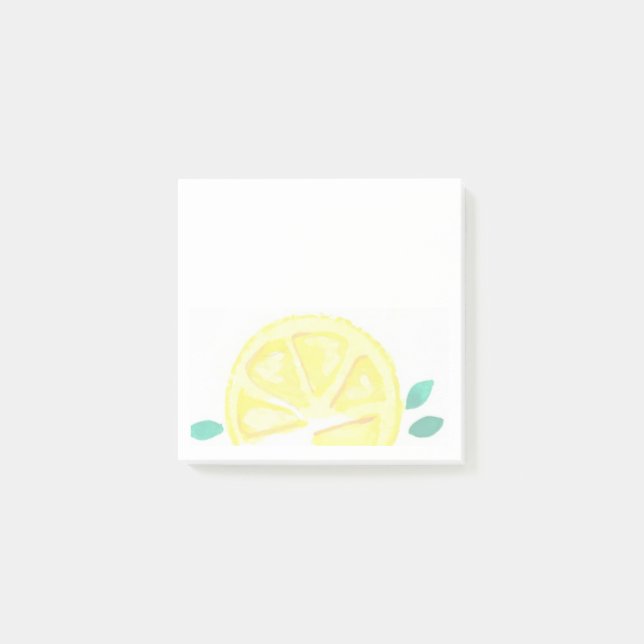 Zitronenscheiben Post-its Post-it Klebezettel (Vorderseite)
