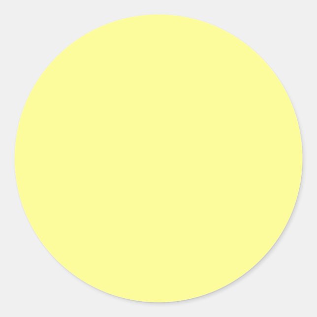 Zitronensorbet Runder Aufkleber (Vorderseite)