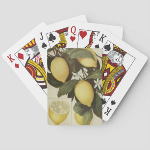 Zitronenspielkarten Spielkarten