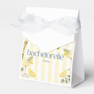 Zitronenthema sie fand ihren Hauptfreund gelb Geschenkschachtel