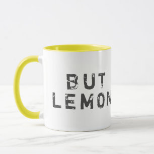 Zitronenwasser-Tasse Tasse