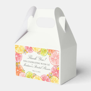 Zitrus-Blüten-Hochzeitsbrause-Gabledose Geschenkschachtel