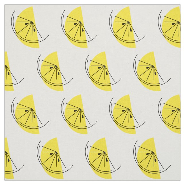 Zitrus Lemon Stoff (Muster)