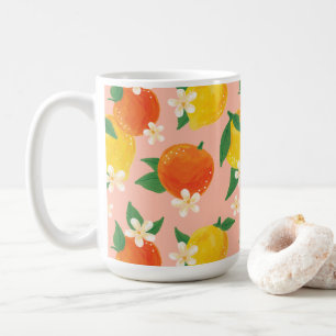 Zitrus-Limonen-Orangen-Tee-Kaffeetasse Kaffeetasse