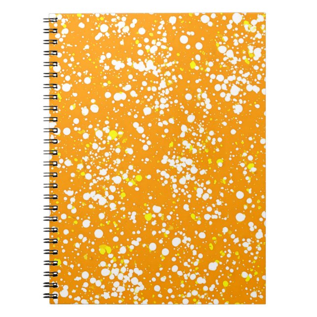 Zitrus-Marmor-Notizbuch Notizblock (Vorderseite)