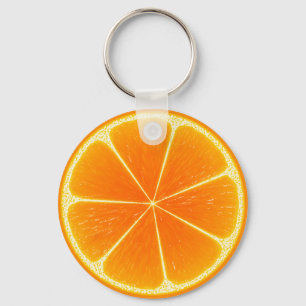Zitrus Orange Obstschale Schlüsselanhänger