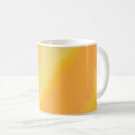 Zitrus Sonnenorange Wasserfarbe  Kaffeetasse