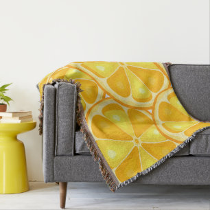 Zitrus TROPICAL SOMMER FRUIT Orange Zitronen Slice Decke