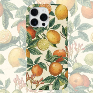 Zitrusblüten-Garten Nahtloses Muster iPhone 16 Pro Max Hülle