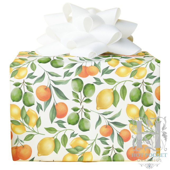Zitrusfrucht-Einwickelpapier Geschenkpapier (Von Creator hochgeladen)