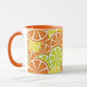 Zitrusfrucht-Muster 2 Tasse