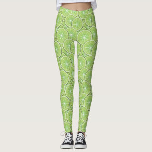 Zitrusfrucht-Muster Leggings