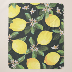 Zitrusfrucht: Nahtloses Musterdesign Sherpadecke