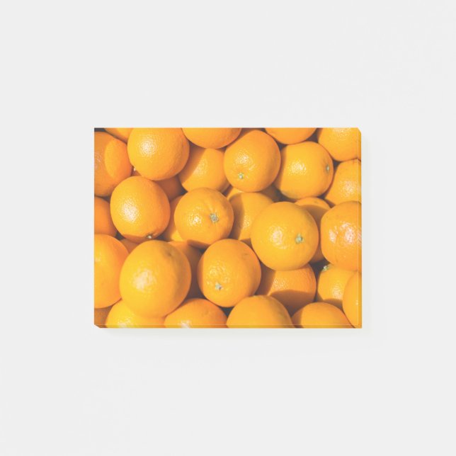 Zitrusfrucht Post-it Klebezettel (Vorderseite)