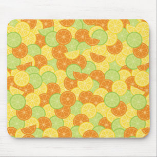 Zitrusfrucht-Scheiben Mousepad