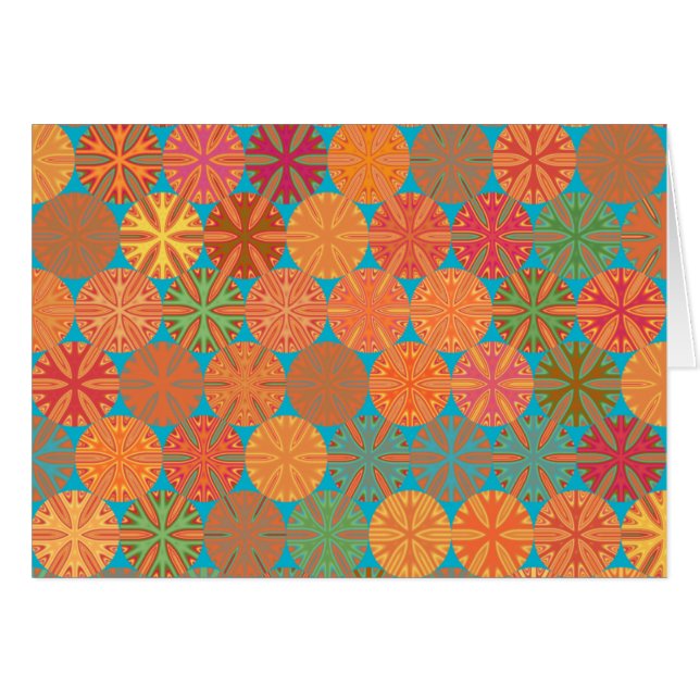 Zitrusfrucht schneidet geometrisches auf blauer (Vorderseite (Horizontal))