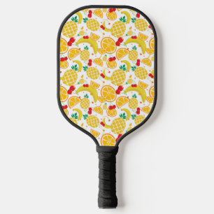 Zitrusfrüchte Ananas Orange Banana Cherry Pickleball Schläger