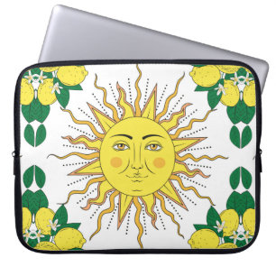 Zitrusfrüchte aus tropischer Zitrusfrüchte mit Blu Laptopschutzhülle