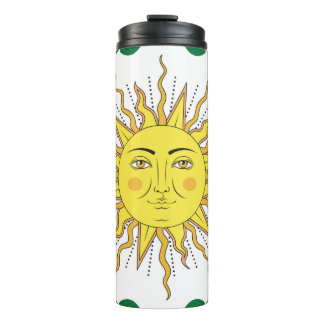 Zitrusfrüchte aus tropischer Zitrusfrüchte mit Blu Thermosbecher