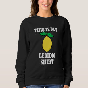 Zitrusfrüchte aus Zitrusfrüchten aus Zitronensaft Sweatshirt