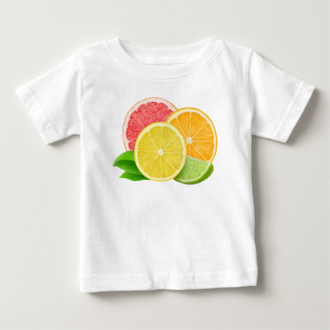 Zitrusfrüchte Baby T-shirt (Vorderseite)