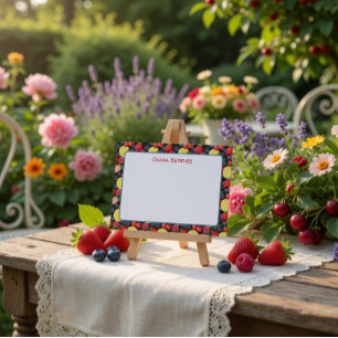 Zitrusfrüchte & Beeren Notizkarte nach Maß Mitteilungskarte