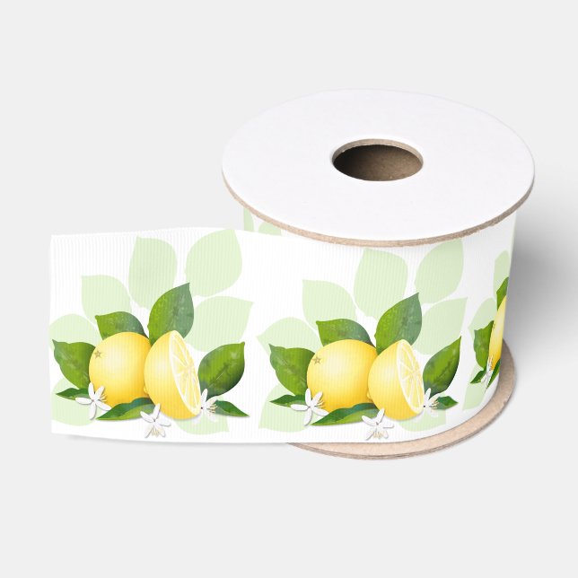 Zitrusfrüchte Botanisch Ripsband (Spule)