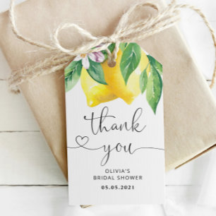 Zitrusfrüchte-Brautparty Geschenkanhänger