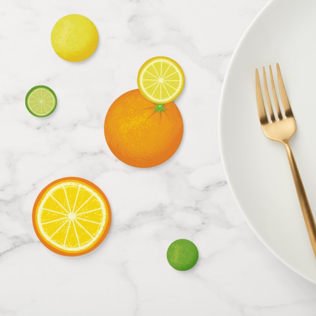 Zitrusfrüchte Confetti Konfetti (Gruppe)