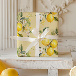 Zitrusfrüchte-Geburtstagsparty Geschenkpapier