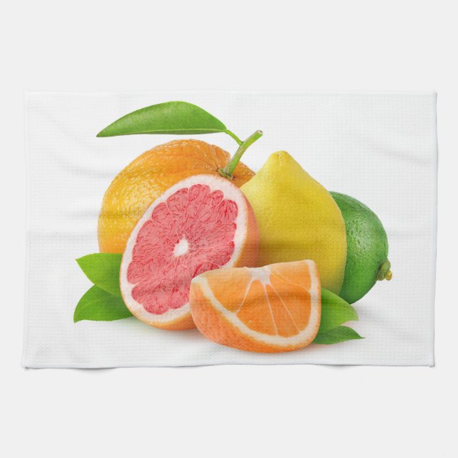 Zitrusfrüchte Geschirrtuch (Horizontal)