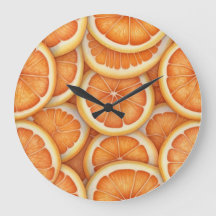 Zitrusfrüchte geschnitten Orangen Wandklemme