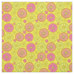 Zitrusfrüchte (Grapefruit Lemon Limon Orange) Stoff