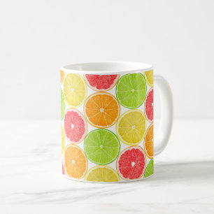 Zitrusfrüchte Kaffeetasse