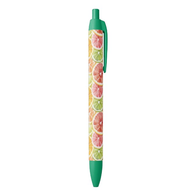 Zitrusfrüchte Limette Zitrone Orange Grapefruit Kugelschreiber (Unterseite (Vertikal))