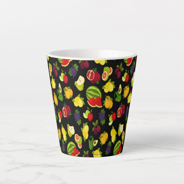 Zitrusfrüchte Milchtasse (Vorderseite)