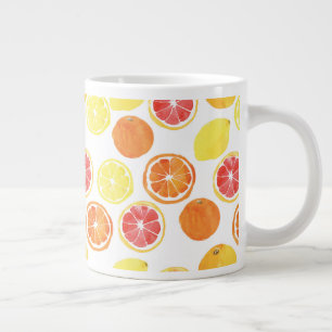 Zitrusfrüchte-Muster Jumbo-Tasse